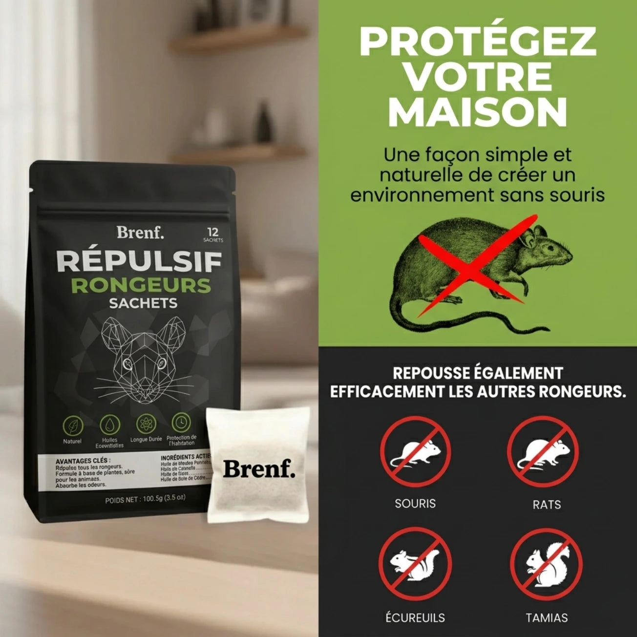 Rodent Repellent Pouches