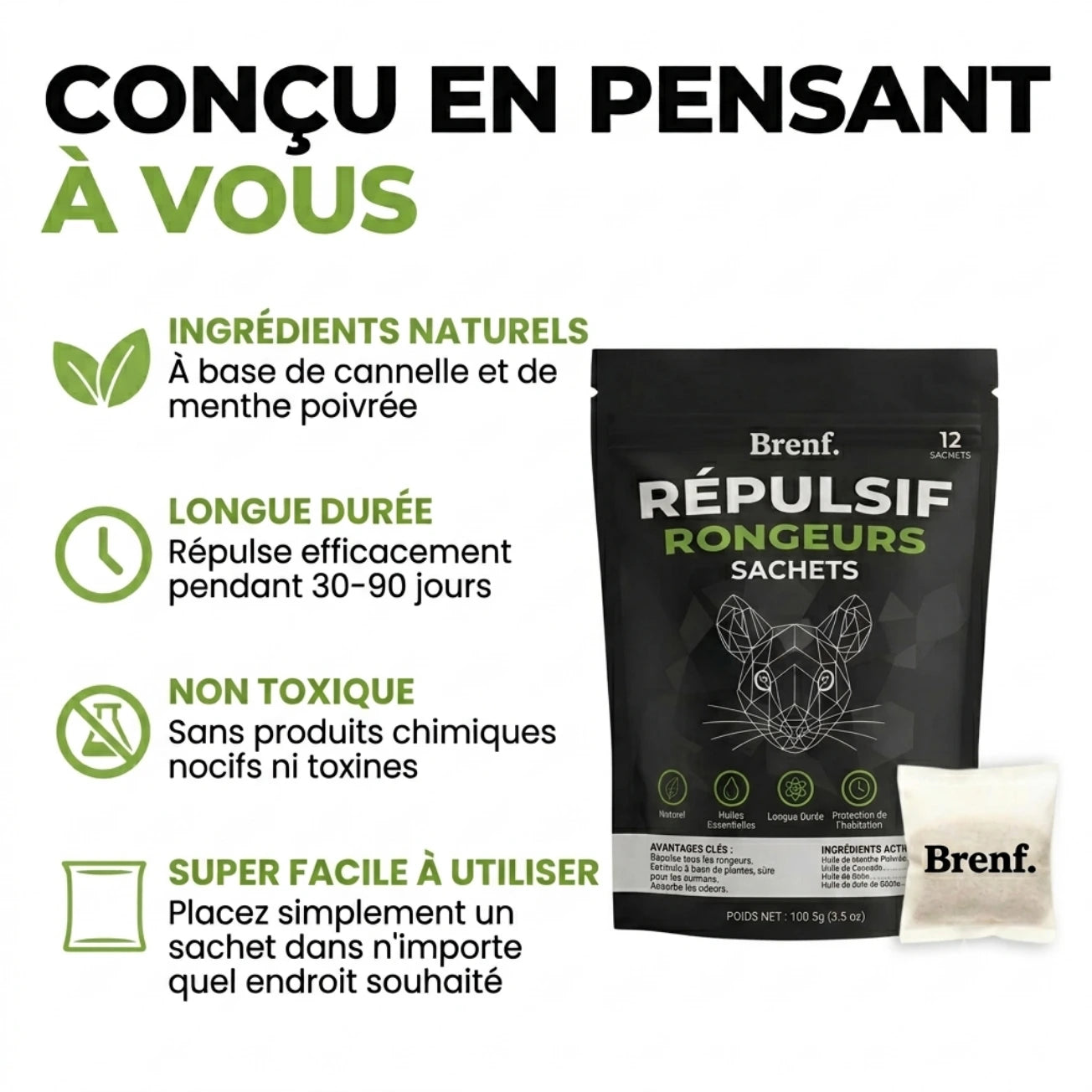 Rodent Repellent Pouches