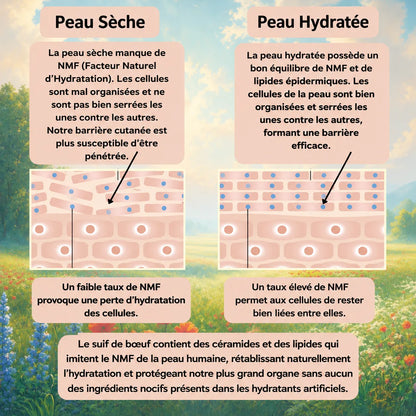 Baume Visage au Suif et au Miel Brut