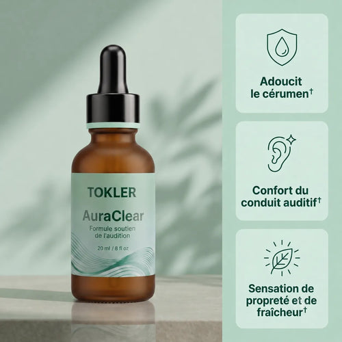 Gouttes Nettoyantes et Apaisantes pour les Oreilles AuraClear