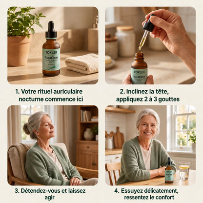 Gouttes Nettoyantes et Apaisantes pour les Oreilles AuraClear