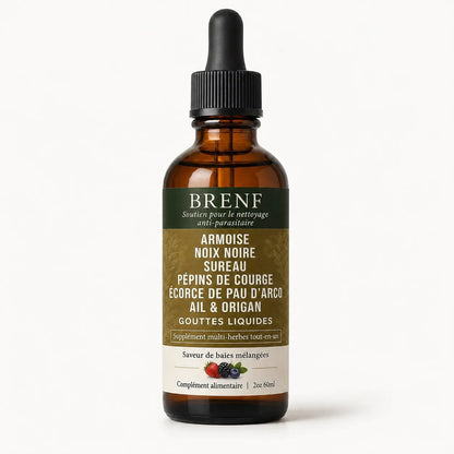Gouttes aux herbes d’armoise sauvage récoltée à l’état naturel BRENF