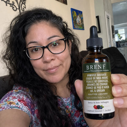 Gouttes aux herbes d’armoise sauvage récoltée à l’état naturel BRENF