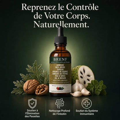 Gouttes aux herbes d’armoise sauvage récoltée à l’état naturel BRENF