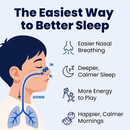 Bandelettes nasales pour enfants – Sommeil paisible